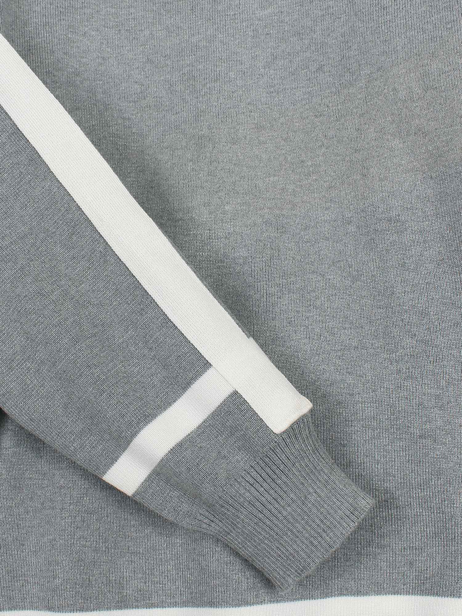 The Lwe Striped Knit Co-ord Set (heather grey)