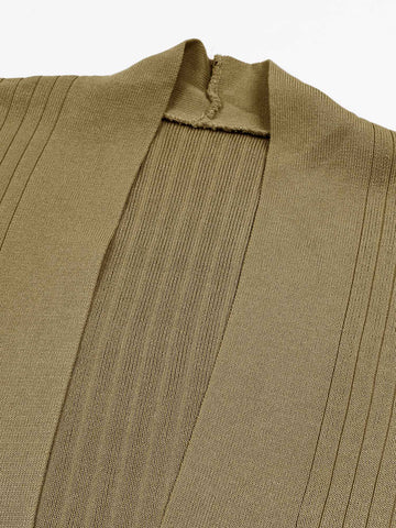 The Allure 3-Piece Textured Knit Set (khaki)