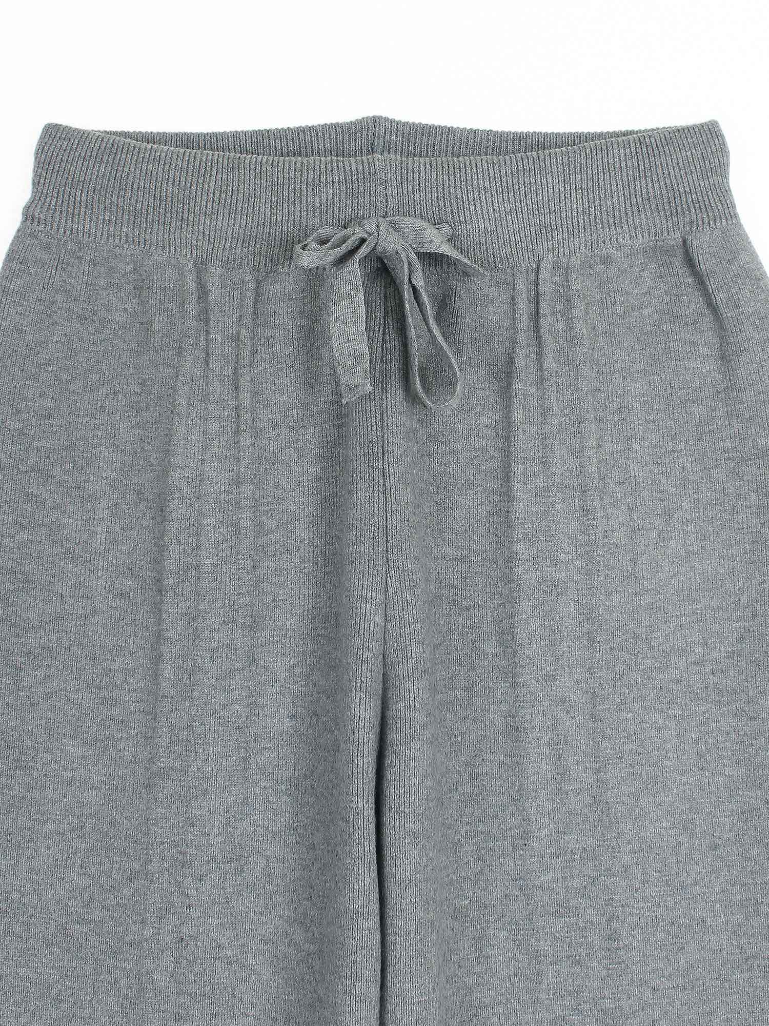 The Lwe Striped Knit Co-ord Set (heather grey)