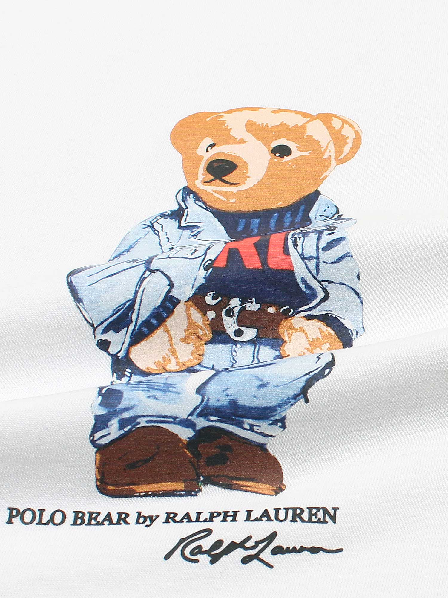 Brandahub T-shirts PRL bear T Shirt-white