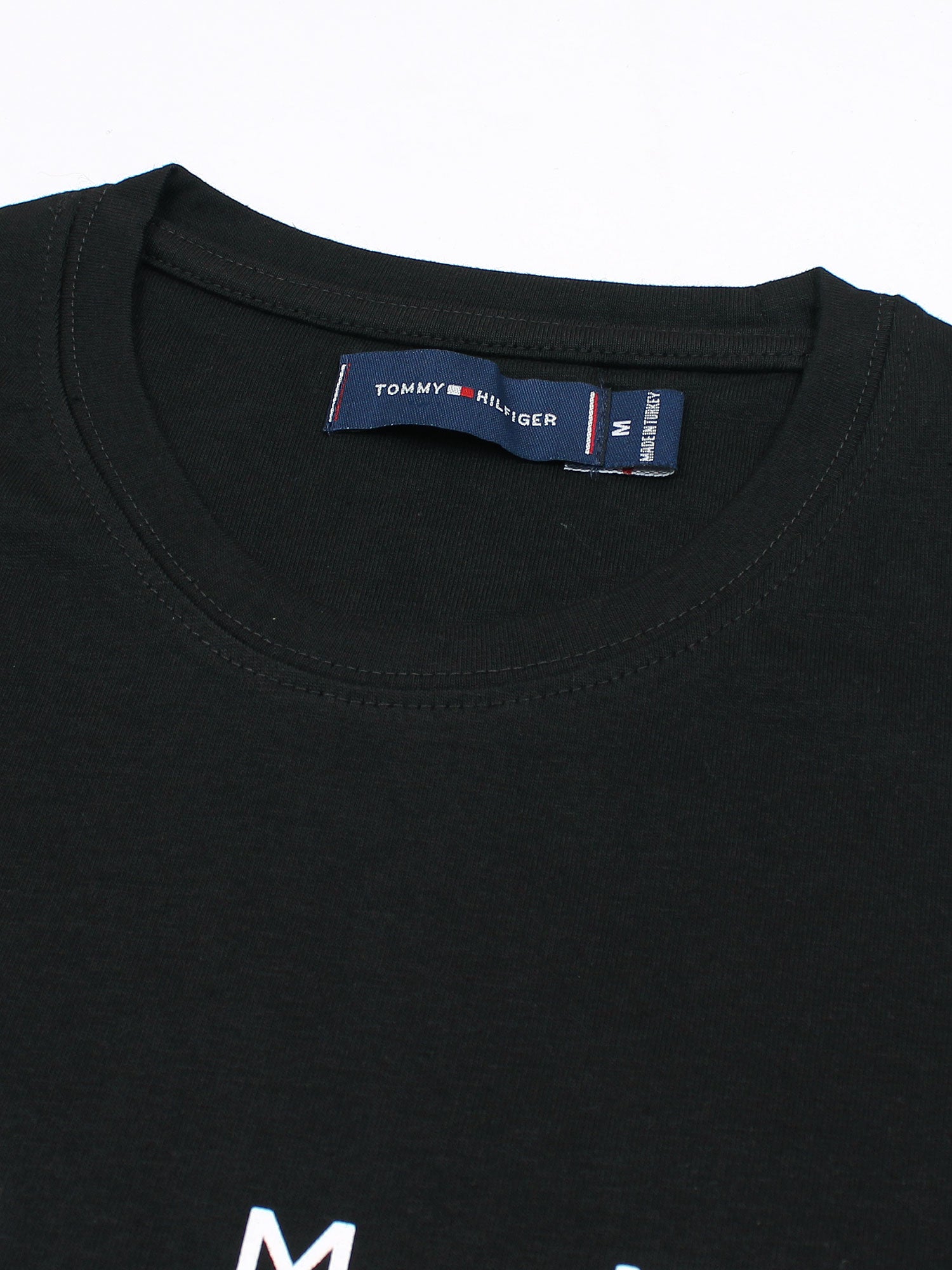 Th printed flag tshirt-black