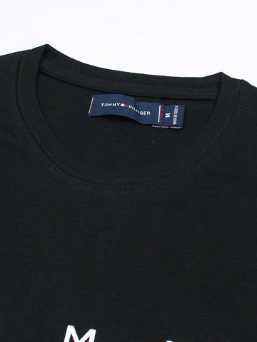 Th printed flag tshirt-black