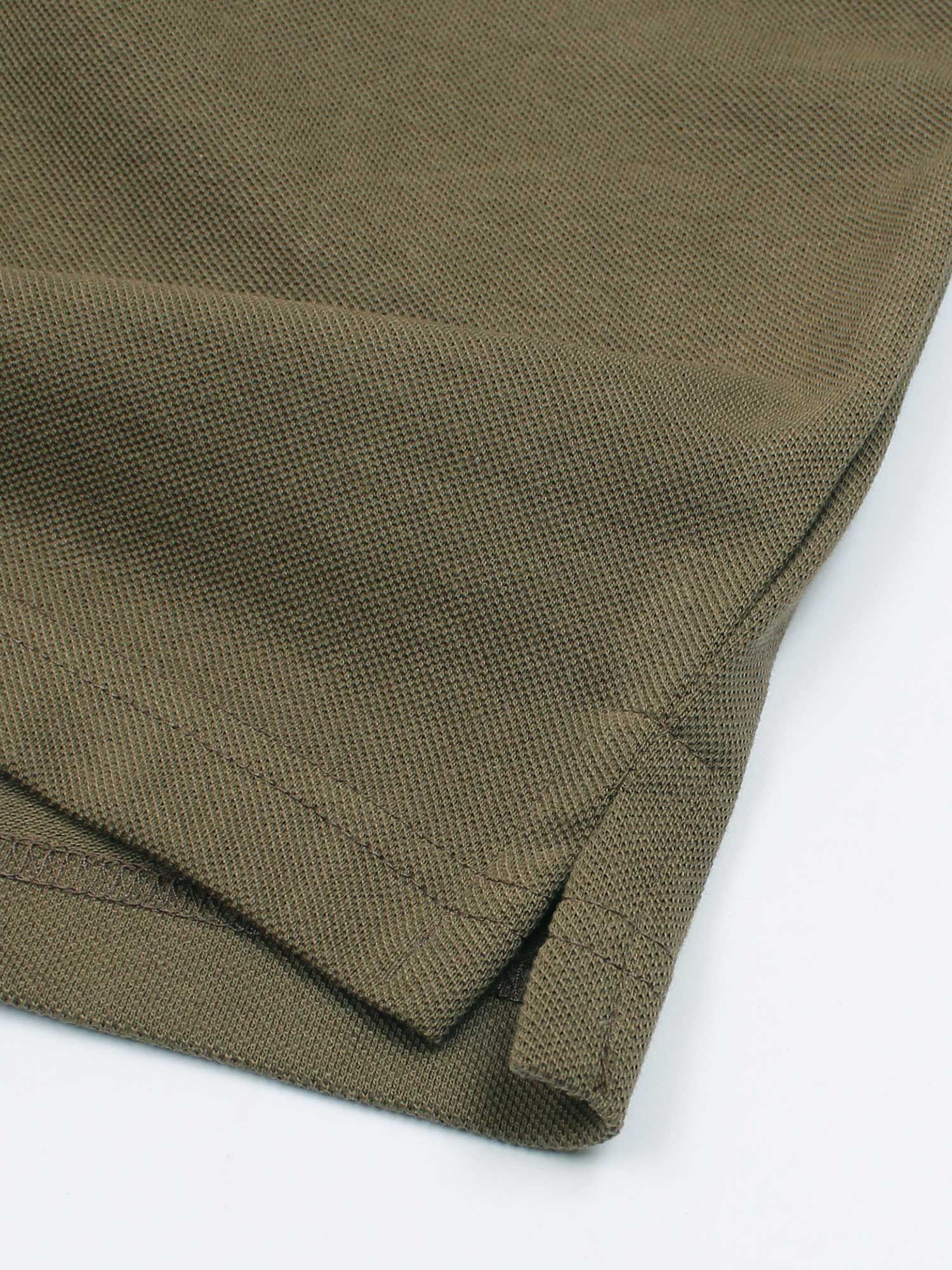 Hb zip polo-olive green