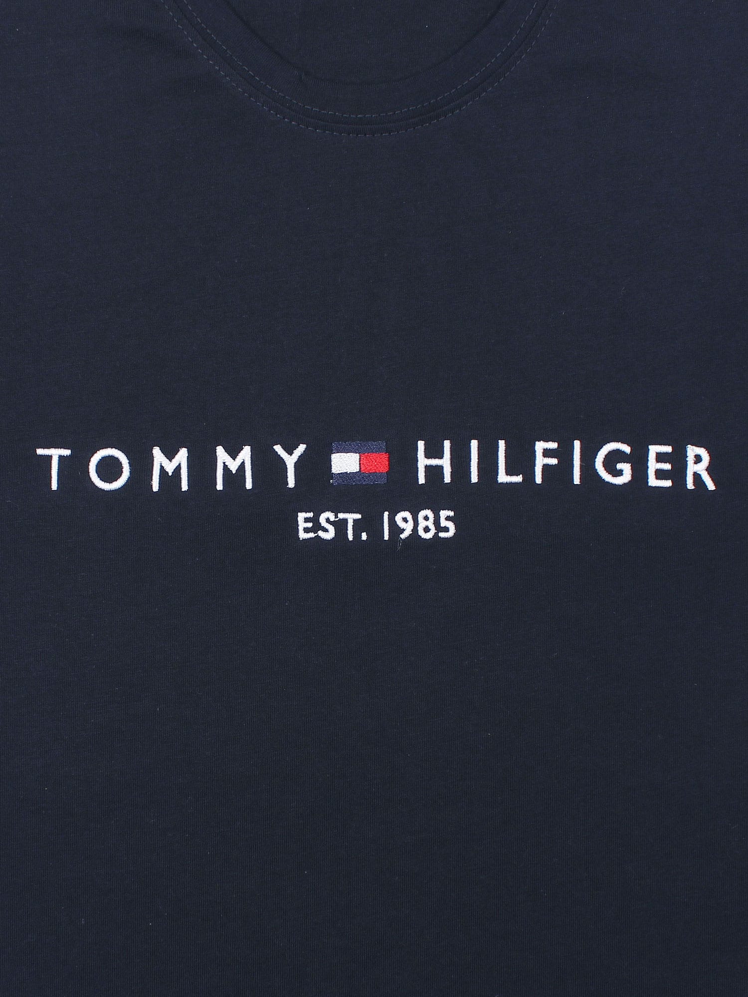 Brandahub T-shirts premium th embroidery t-shirt navy blue