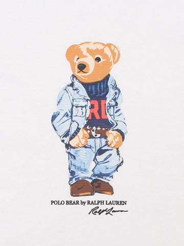 Brandahub T-shirts PRL bear T Shirt-white