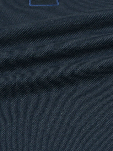 Hb zip polo-Navy blue
