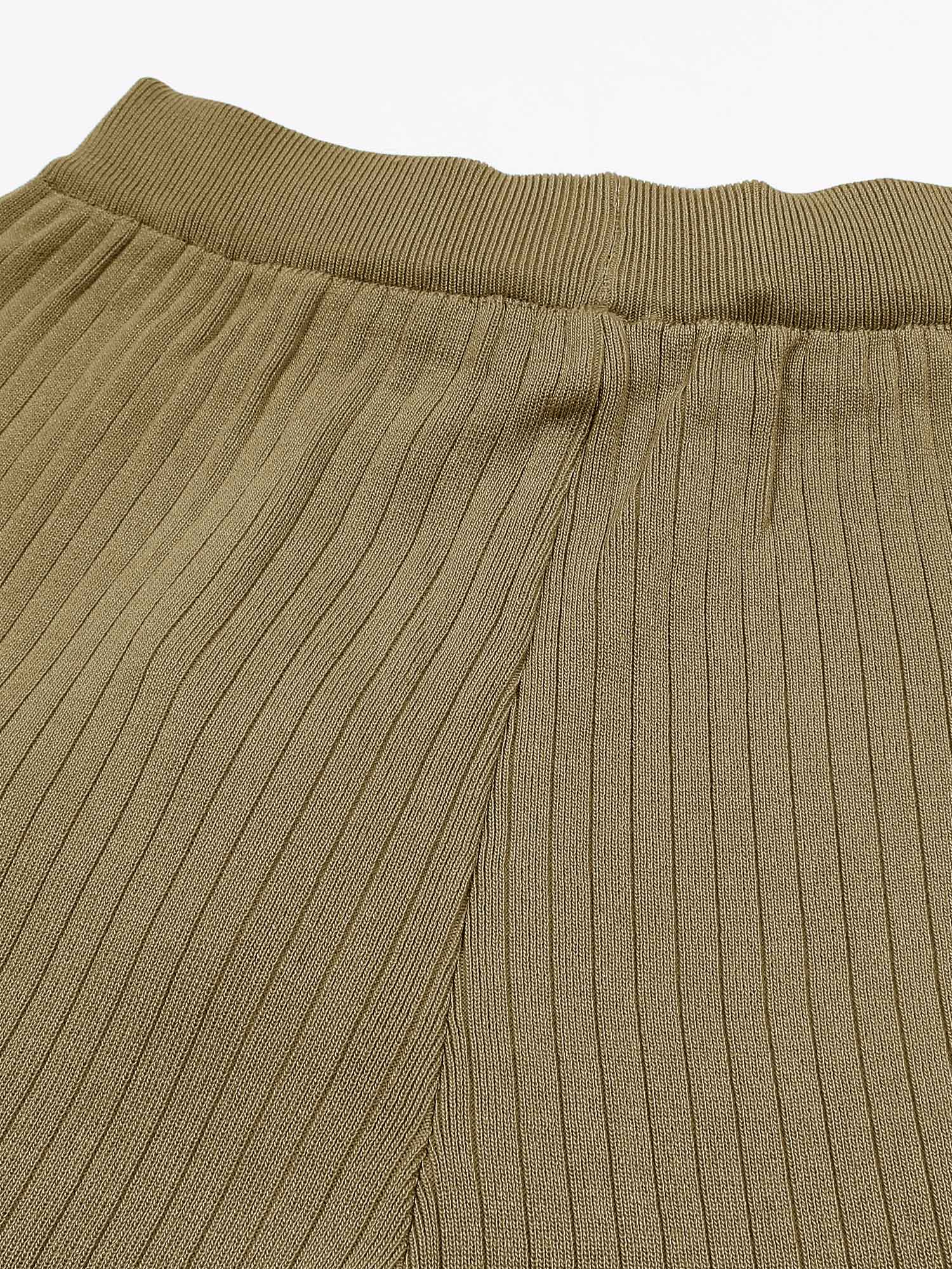 The Allure 3-Piece Textured Knit Set (khaki)