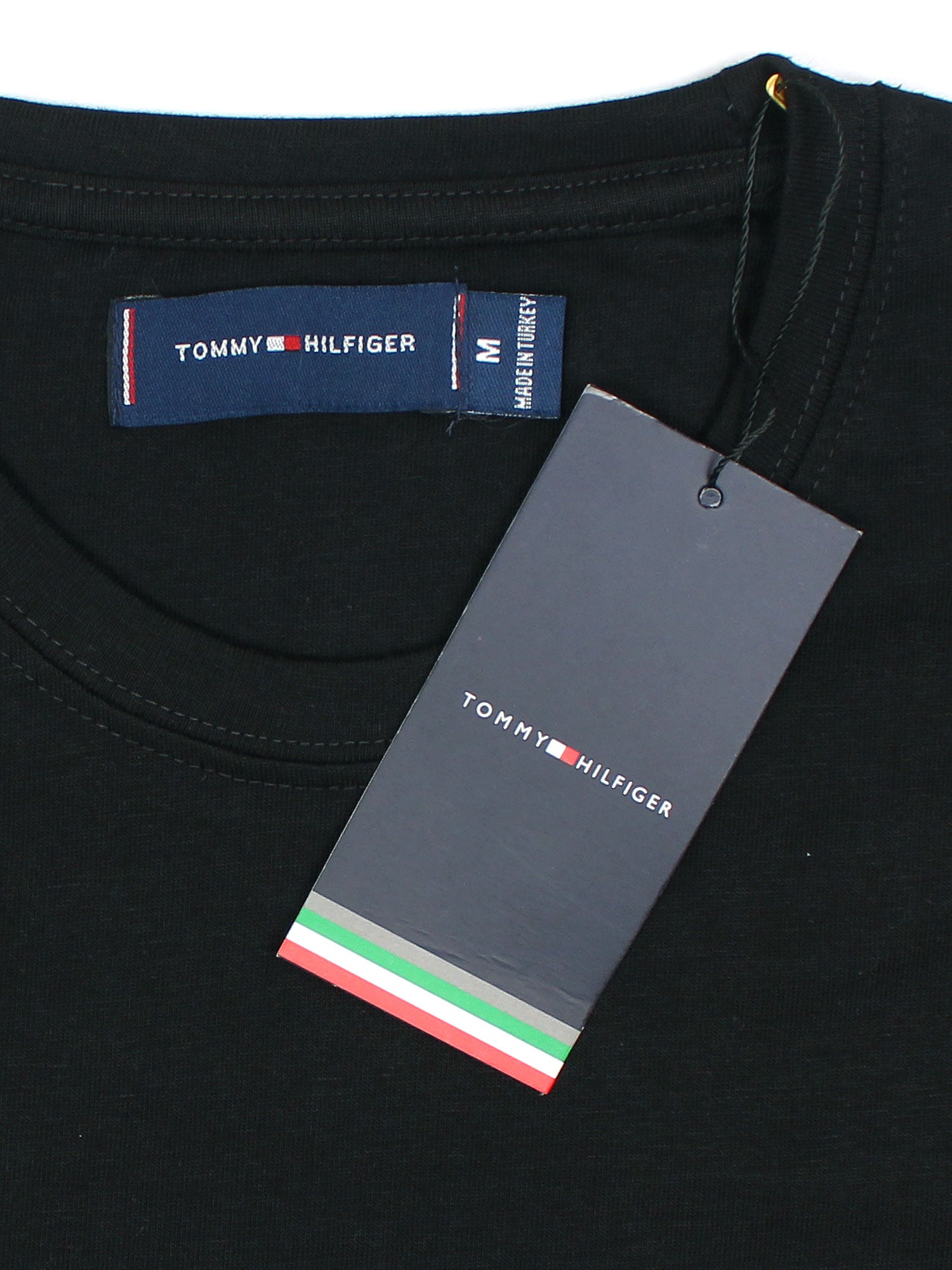 Th printed flag tshirt-black