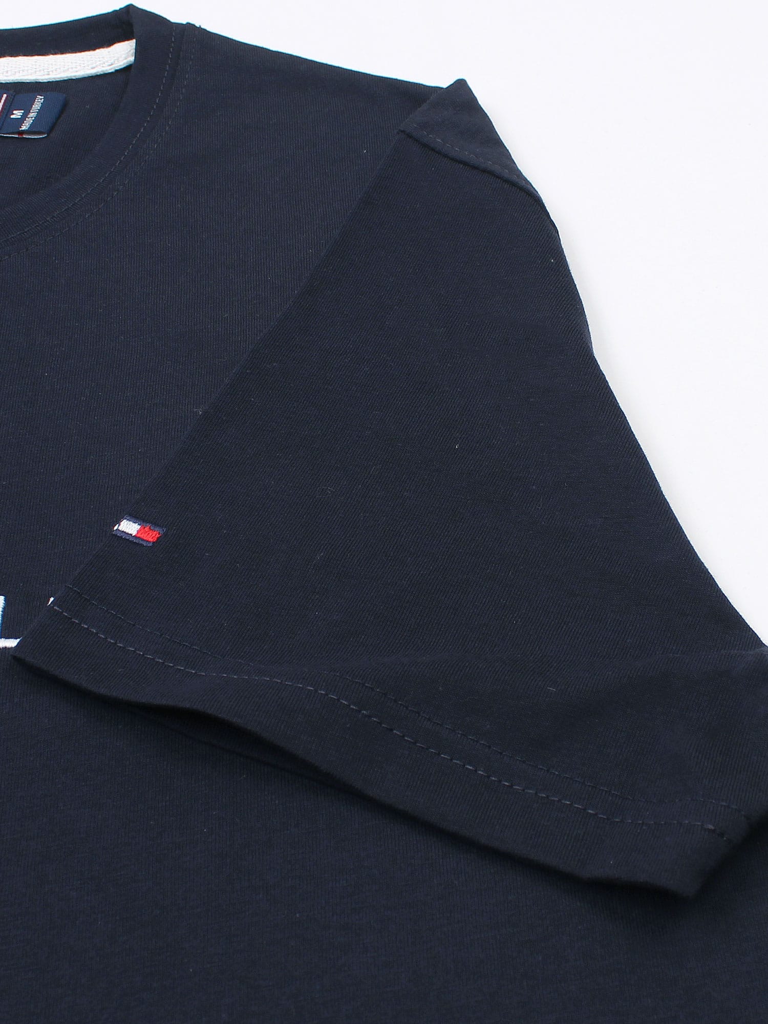 Brandahub T-shirts premium th embroidery t-shirt navy blue