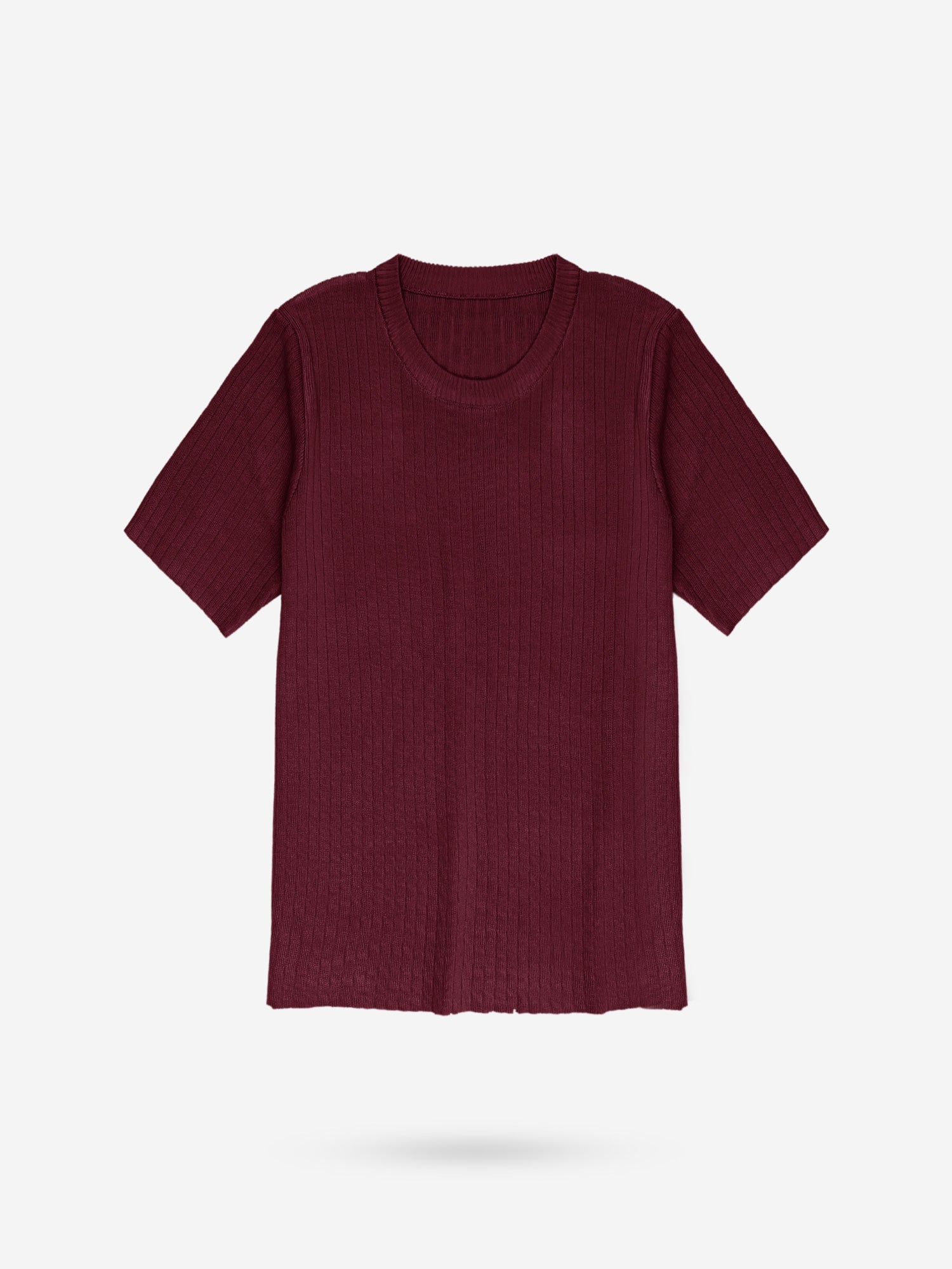The Allure 3-Piece Textured Knit Set (Burgundy)