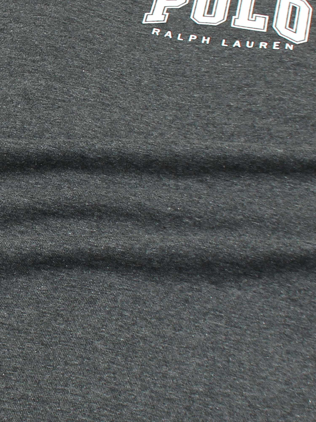 Rl small polo tshirt-dark heather grey