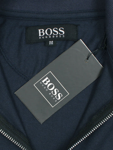 Hb zip polo-Navy blue