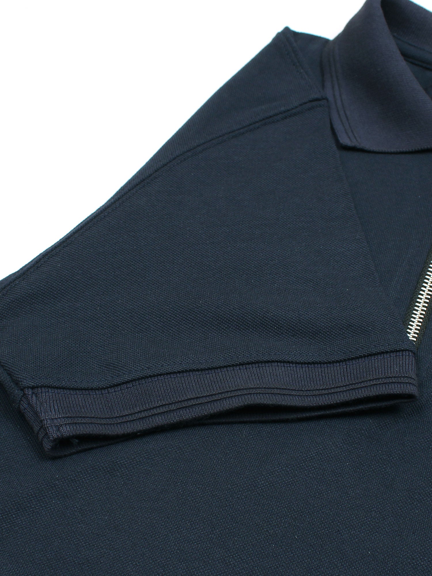 Hb zip polo-Navy blue