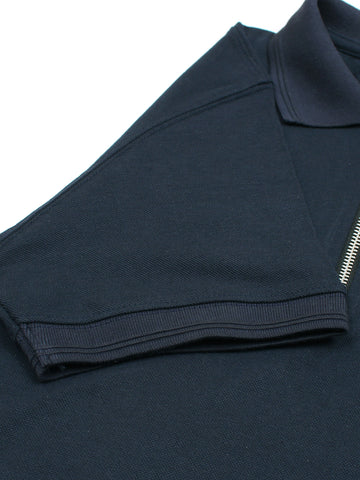 Hb zip polo-Navy blue