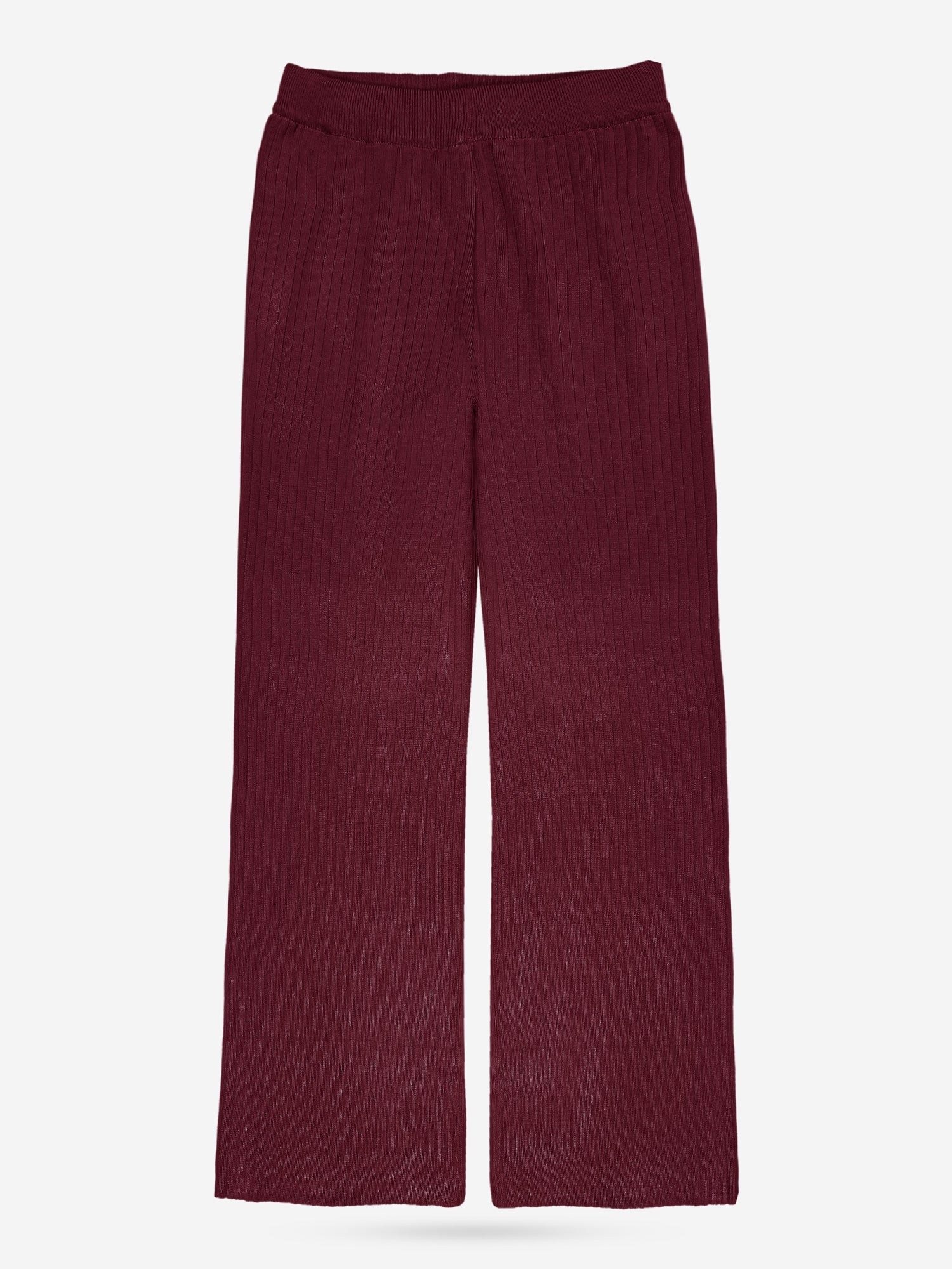 The Allure 3-Piece Textured Knit Set (Burgundy)
