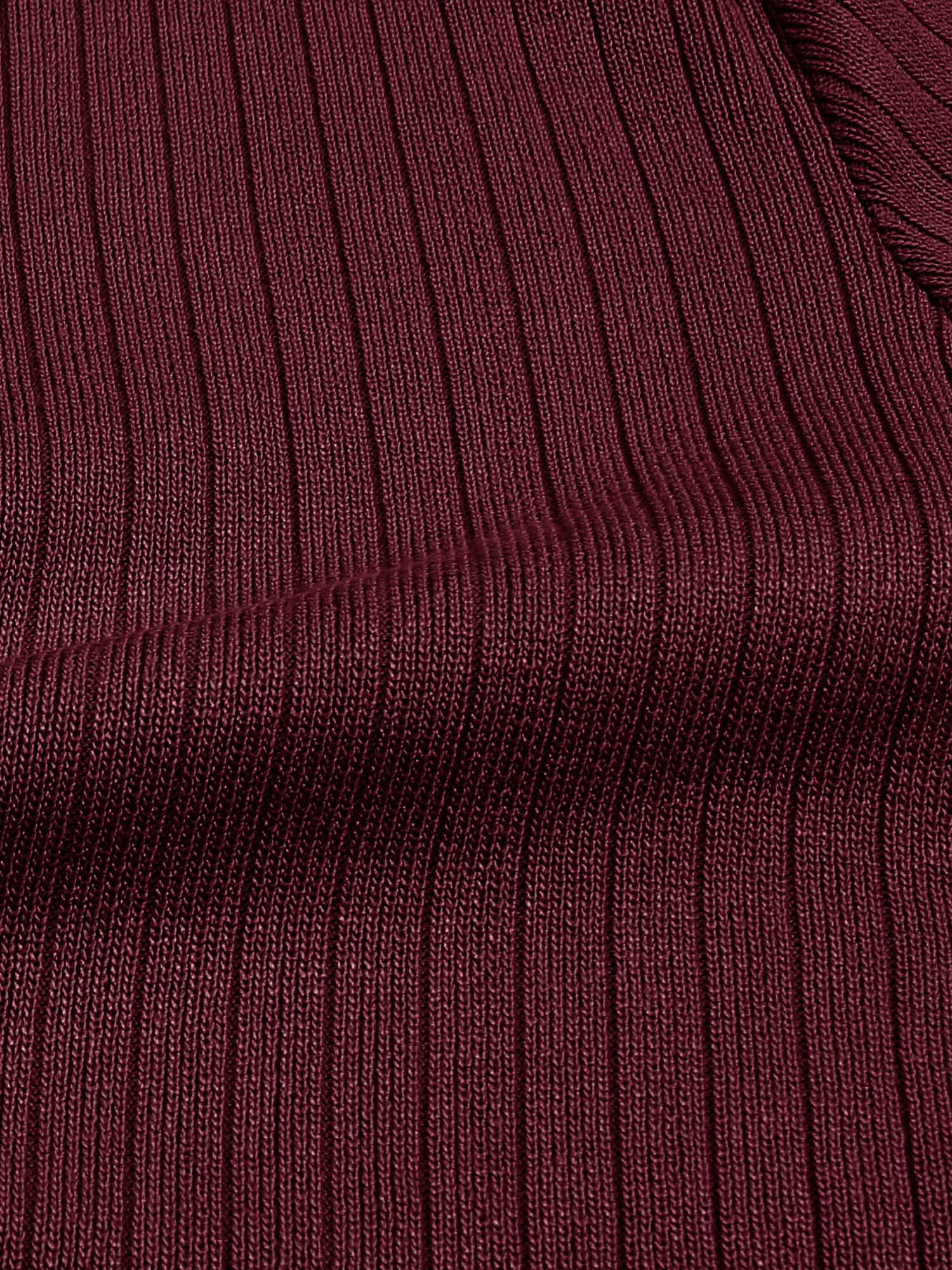 The Allure 3-Piece Textured Knit Set (Burgundy)