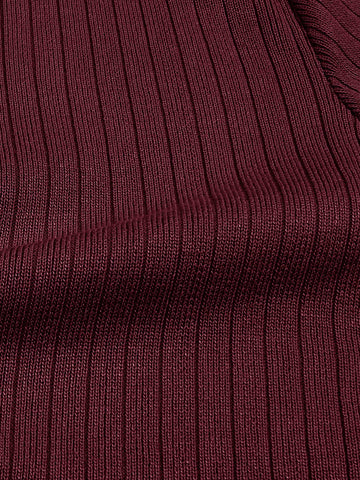 The Allure 3-Piece Textured Knit Set (Burgundy)