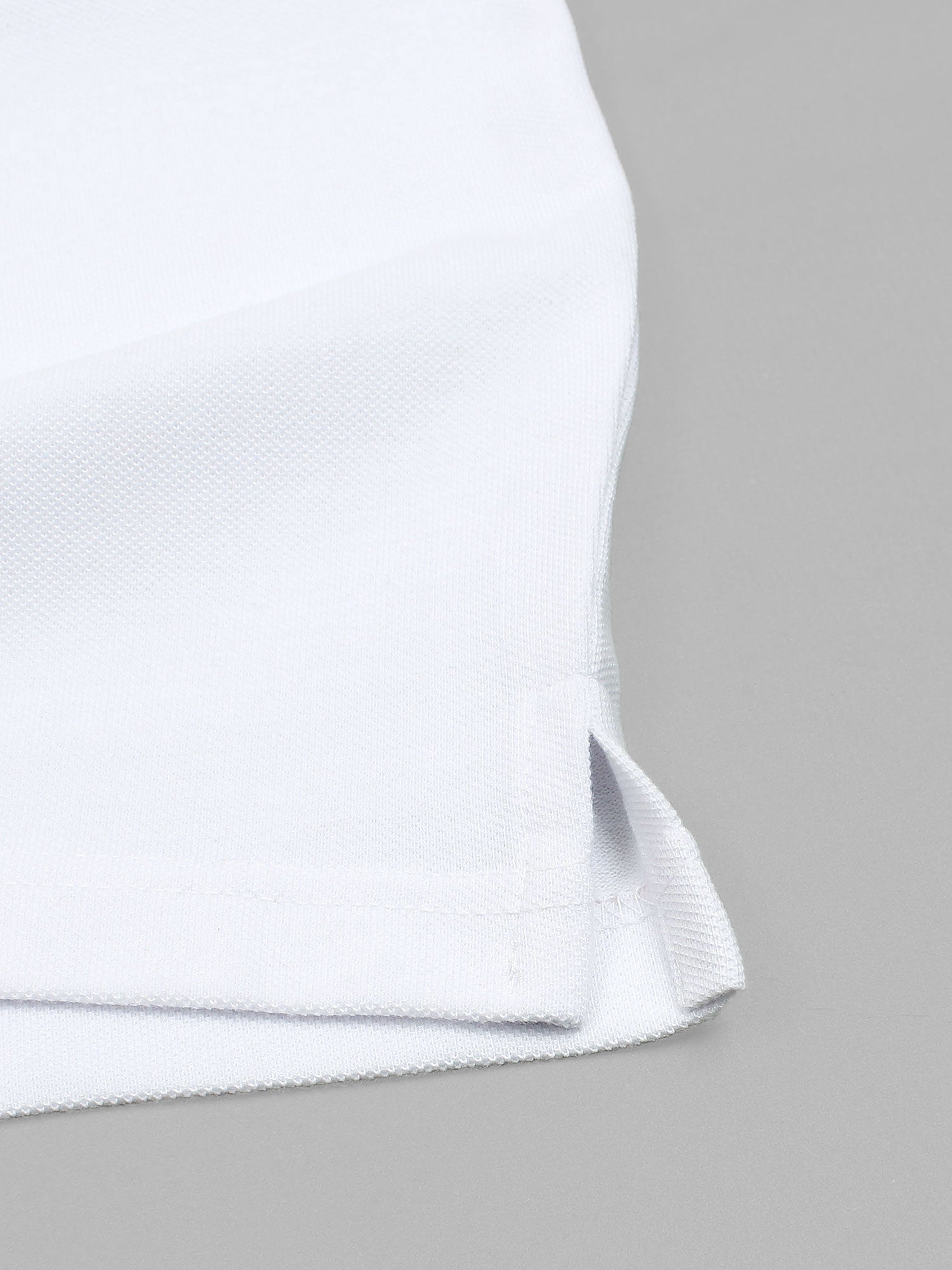 Hb zip polo-white