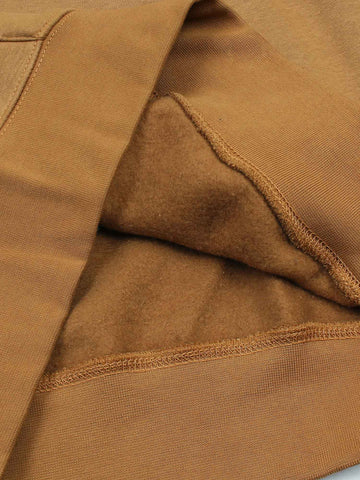 T-H Fleece Sweatshirt (Camel brown)