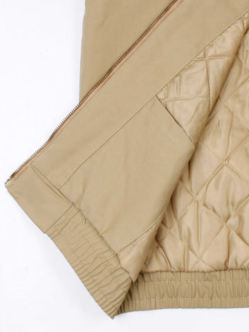 Brandahub Cotton Jackets PRL Cotton Twill Jacket (collar) (khaki)