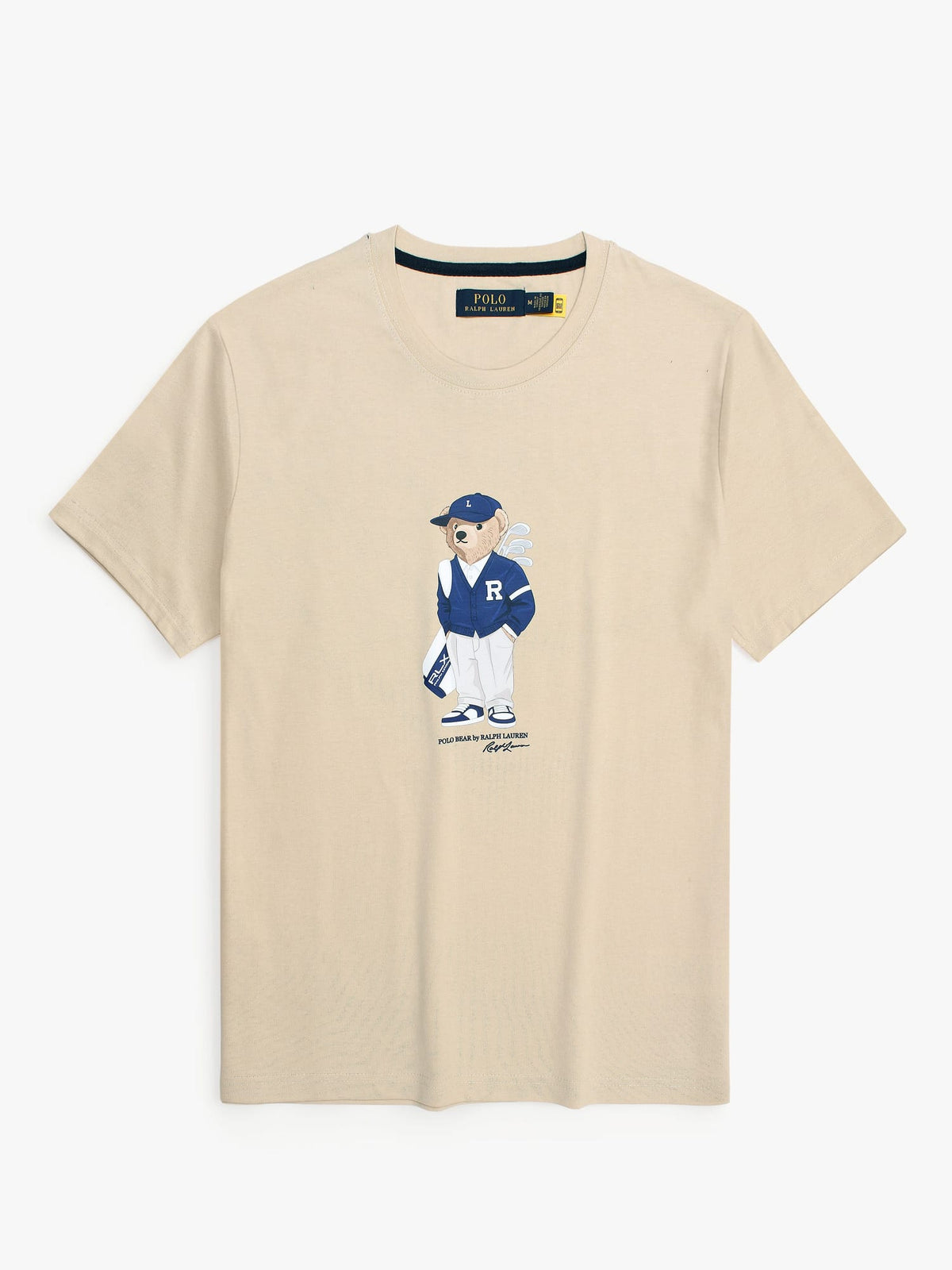 Brandahub T-shirts PRL bear T Shirt-beige