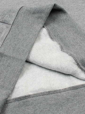 T-H Fleece Sweatshirt (Heather grey)