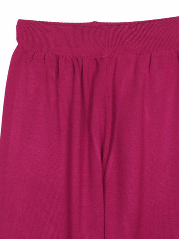 The Mayfair 3-Piece Layering Knit Set (Fuchsia)