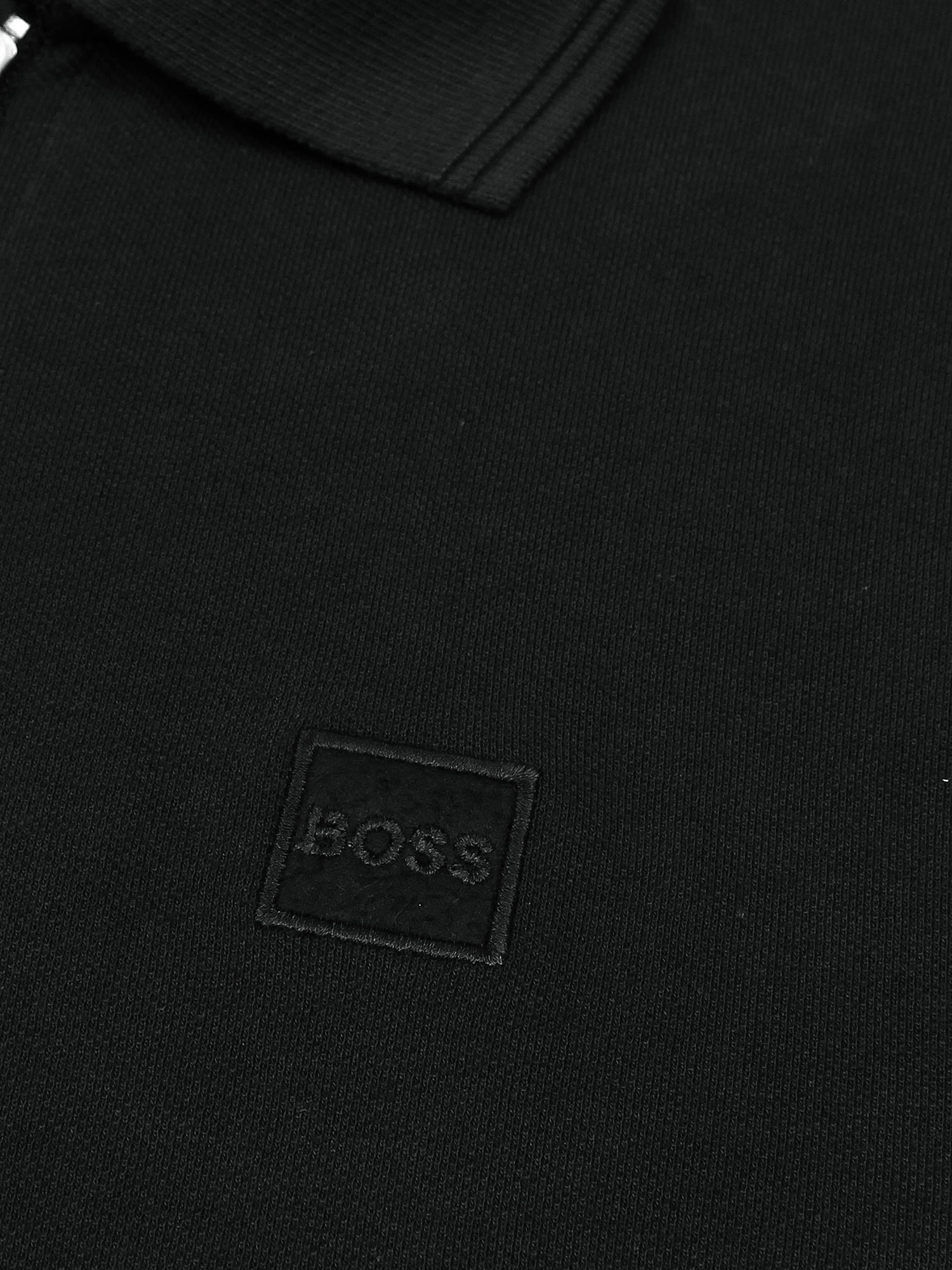Hb zip polo-black
