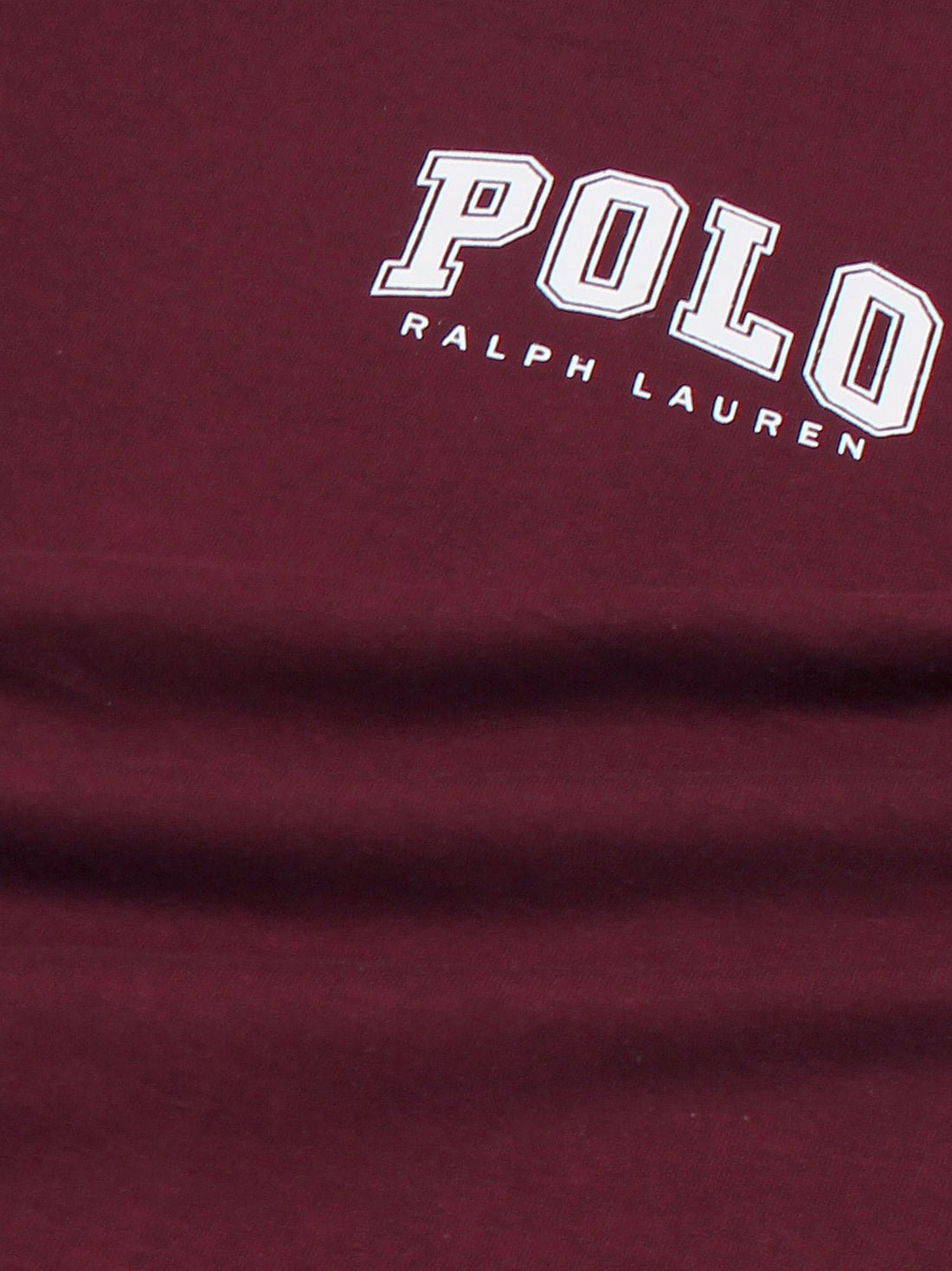 Rl small polo tshirt-maroon
