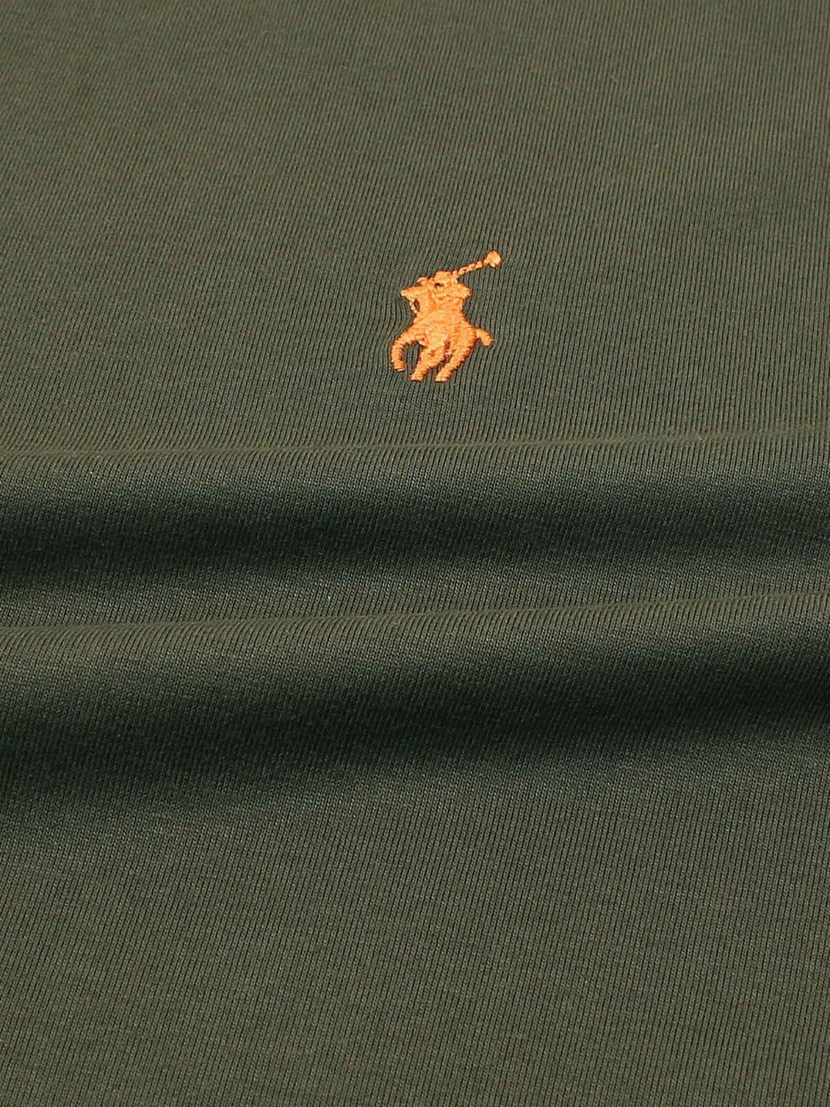 Brandahub T-shirts Prl small pony tshirt-olive green