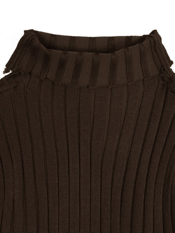 The Mayfair 3-Piece Layering Knit Set (Chocolate Brown)