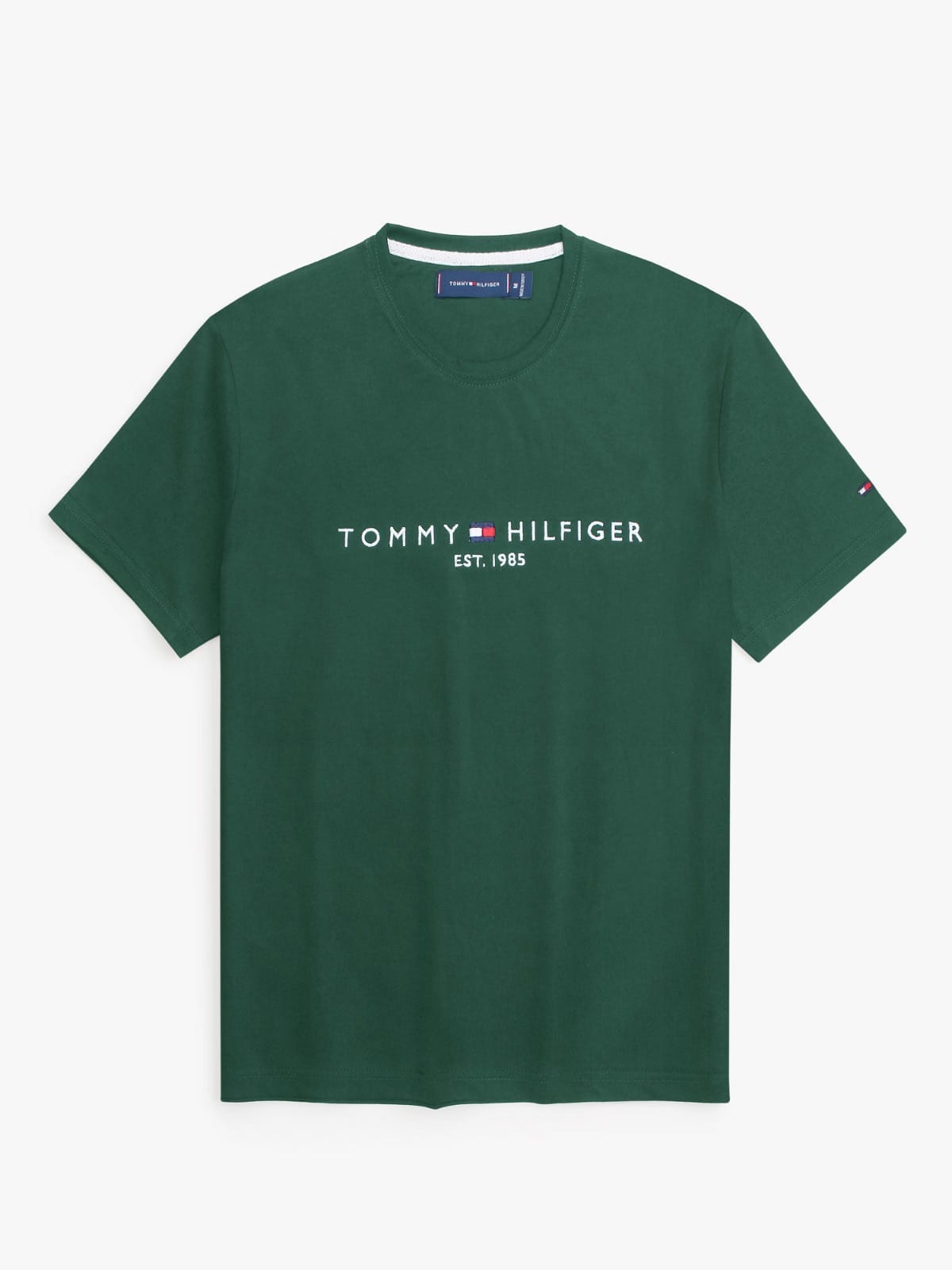 Brandahub T-shirts premium th embroidery t-shirt green