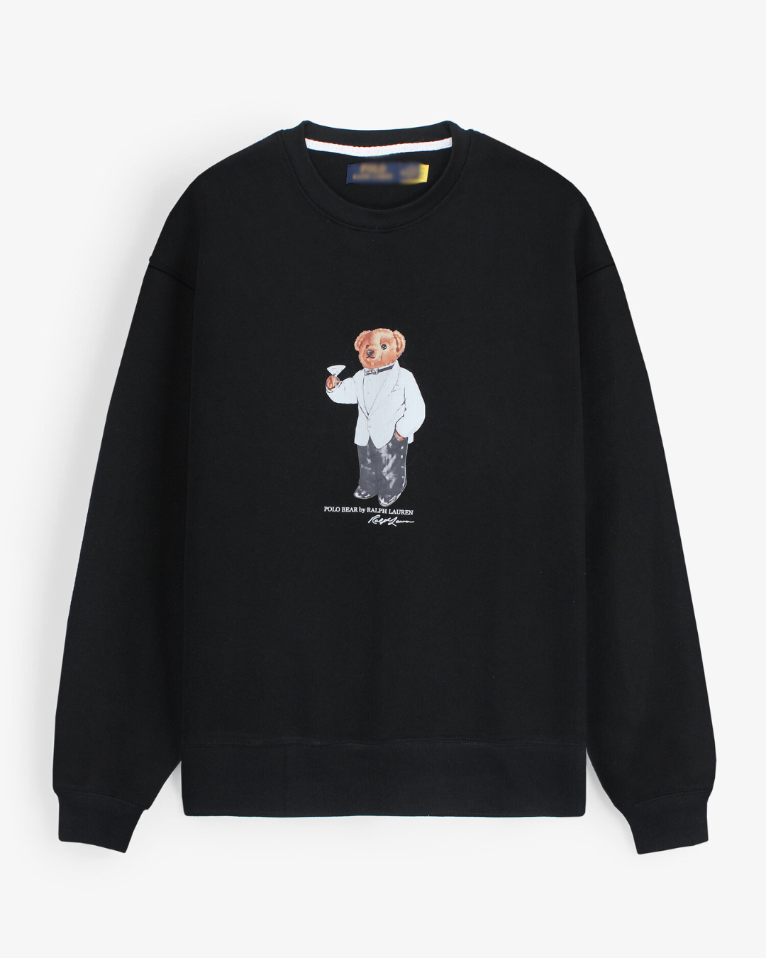 premium Rl Bear Fleece sweatshirt (Black)