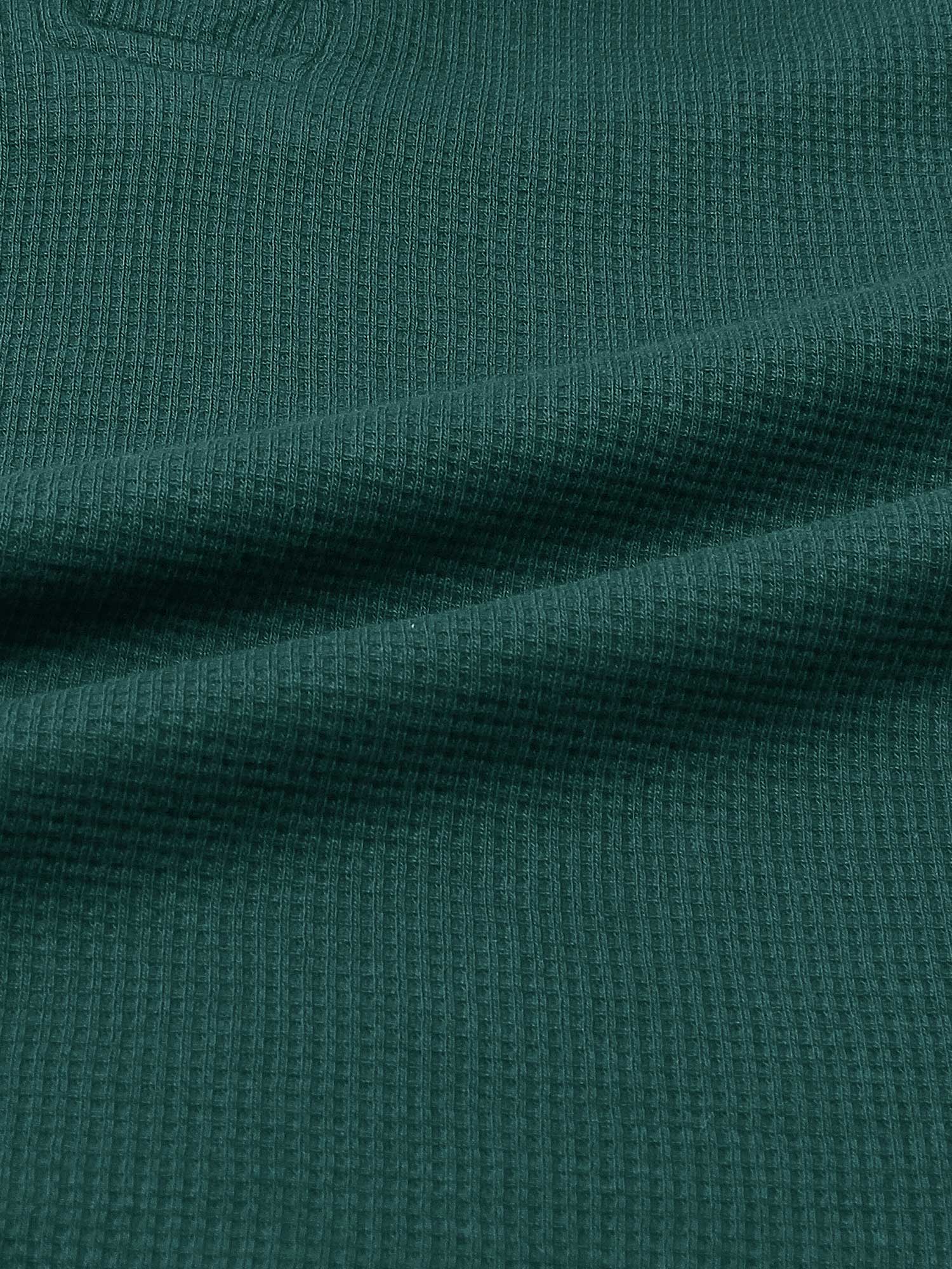Brandahub polo shirts Premium Zr Waffle knit johnny collar polo-(british green)