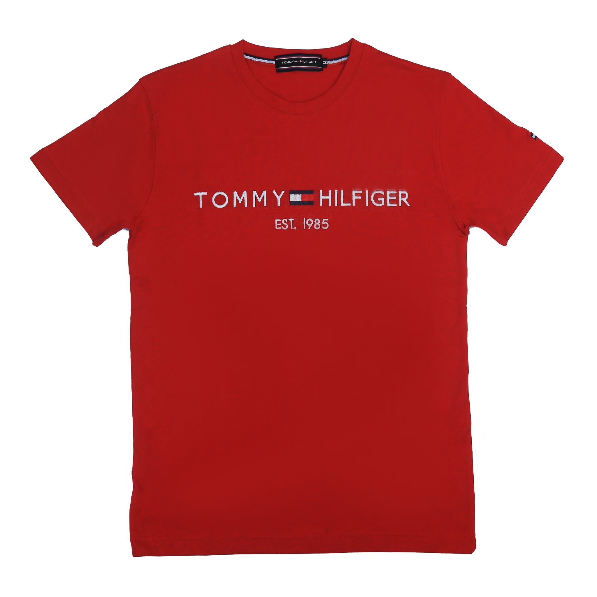 TH Emb T Shirt-Red