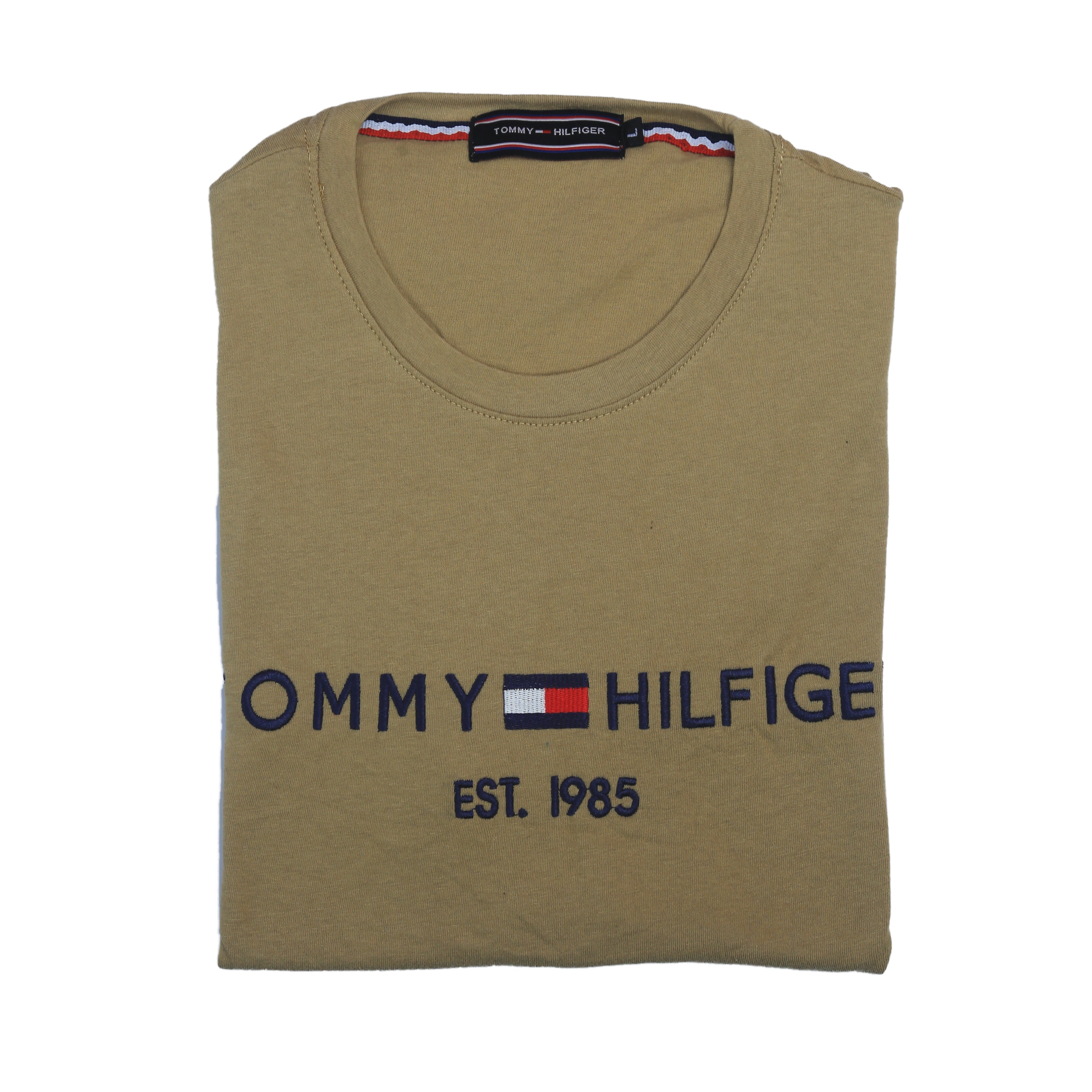 TH Emb T Shirt-Brown - brandahub