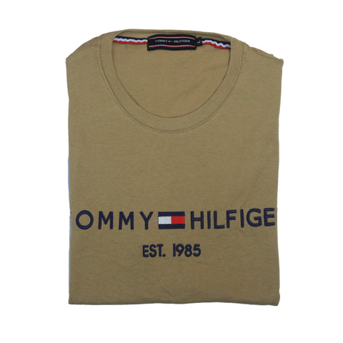 TH Emb T Shirt-Brown - brandahub