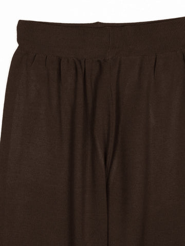 The Mayfair 3-Piece Layering Knit Set (Chocolate Brown)