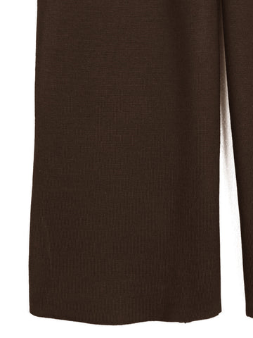 The Mayfair 3-Piece Layering Knit Set (Chocolate Brown)