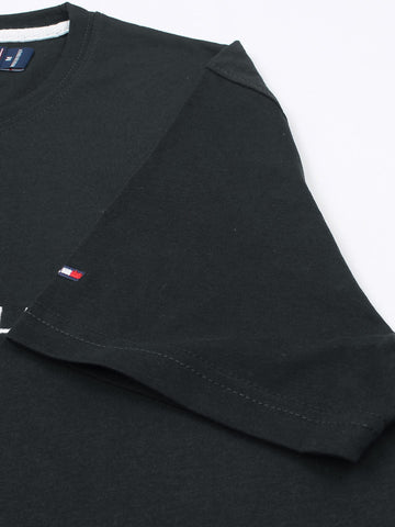 Brandahub T-shirts premium th embroidery t-shirt black