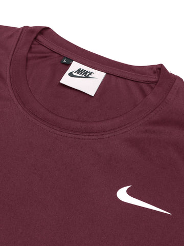 Brandahub T-shirts premium Nk dri-fit t-shirt (maroon)