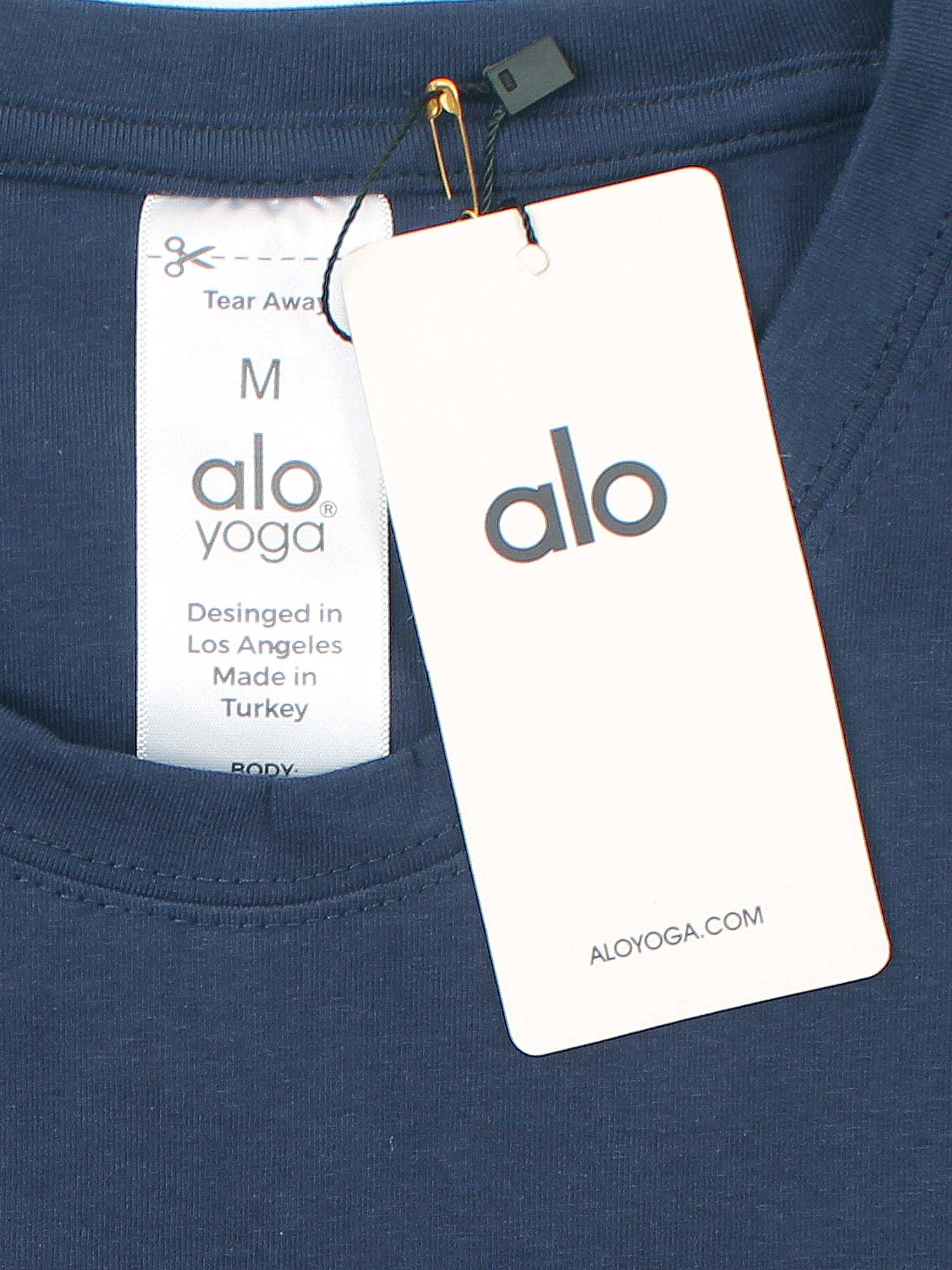 Ao Printed tshirt-navy blue