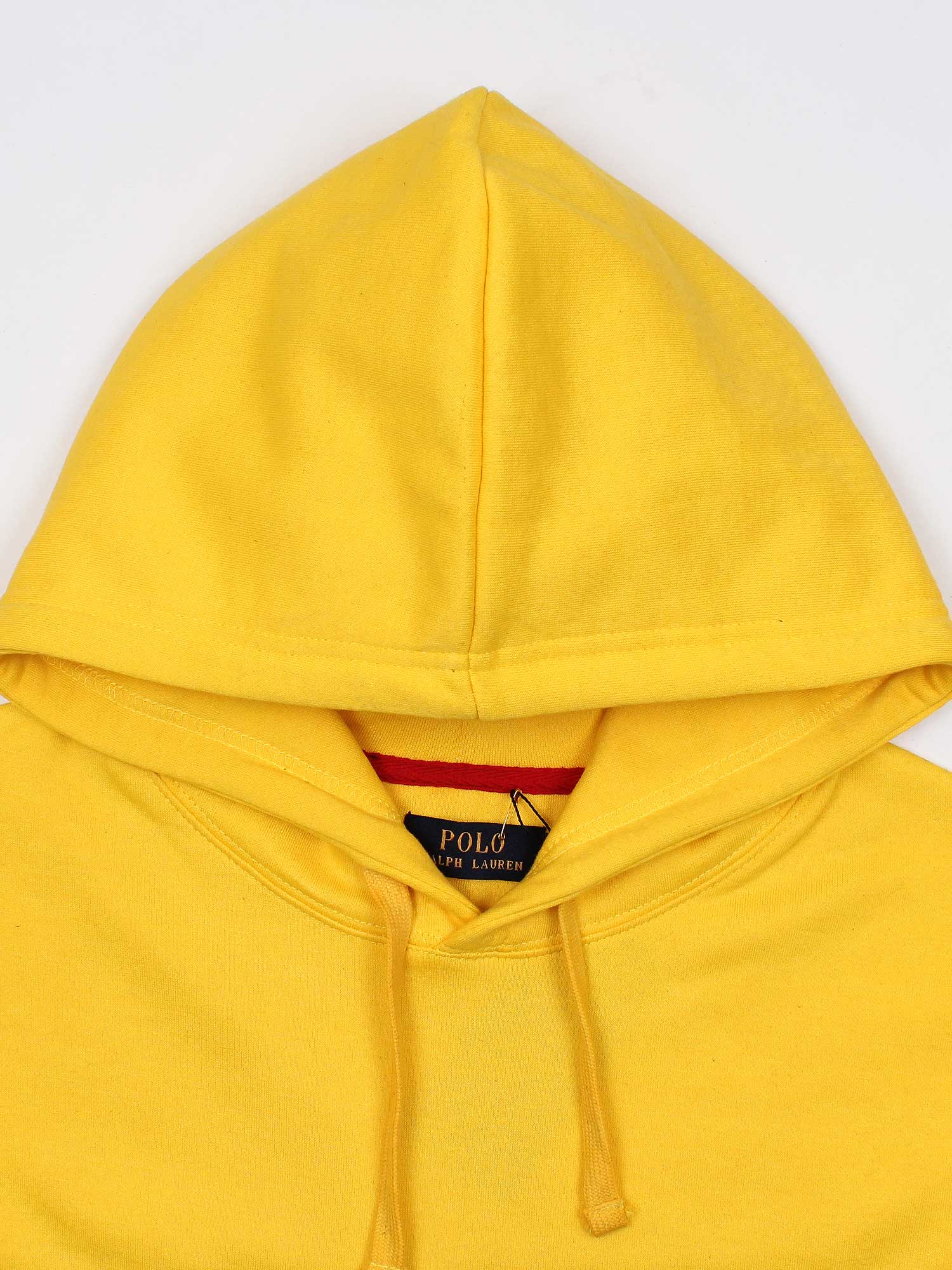 premium Rl triple pony Fleece hoodie (yellow)