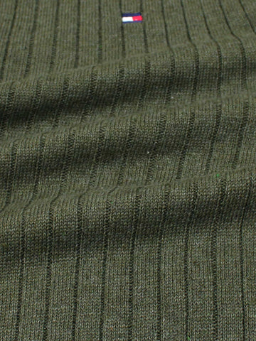 Th knit polo- olive green