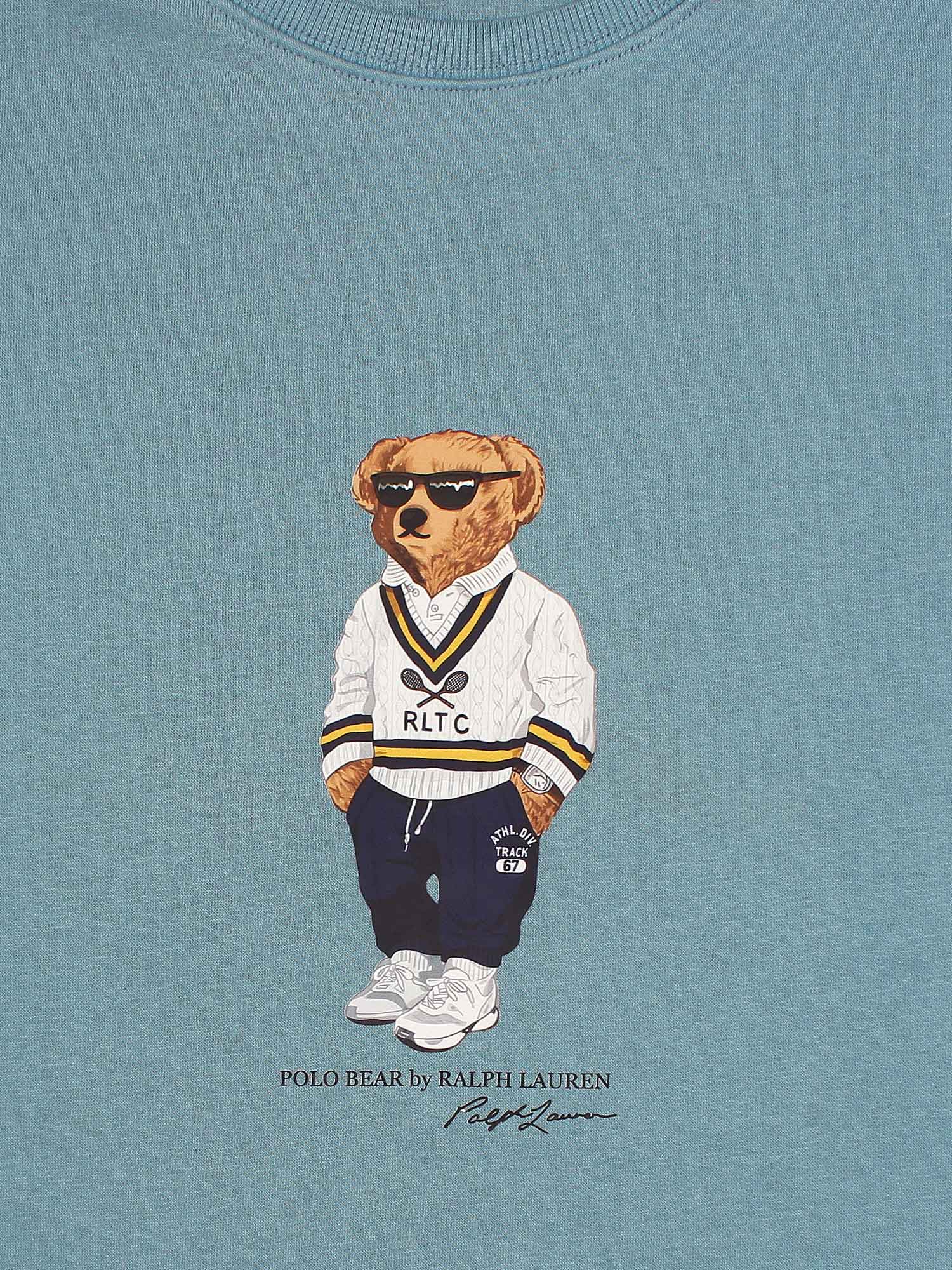 premium Rl Bear Fleece sweatshirt (sky blue)