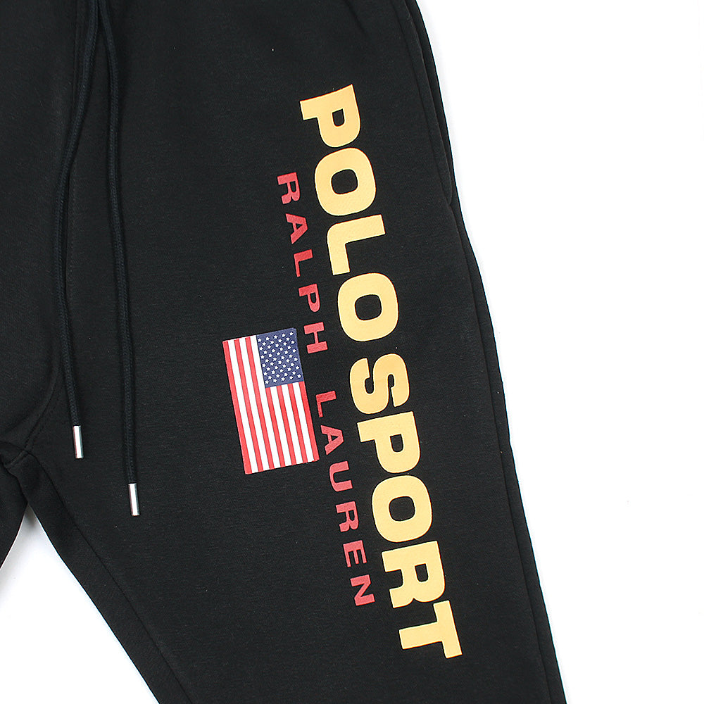 Rl Sport Fleece Tracksuit (Black)