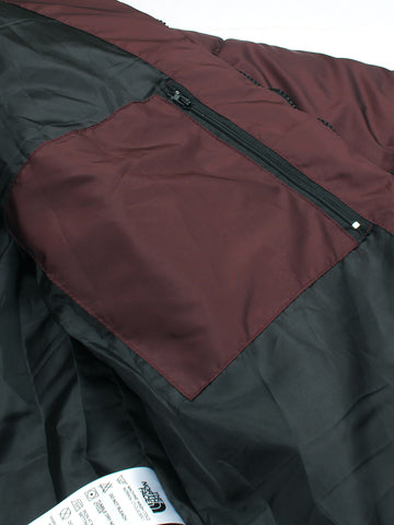 Tnf PUFFER (maroon)