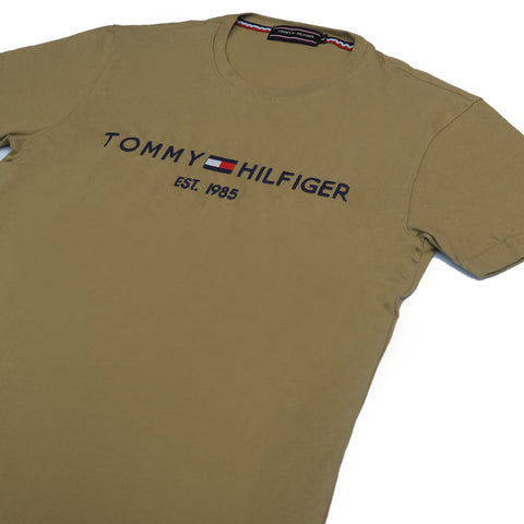 TH Emb T Shirt-Brown - brandahub