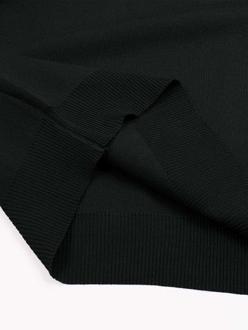 The Legacy Houndstooth Poncho Set (Black)