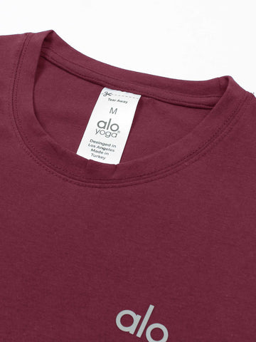 Ao Printed tshirt-Maroon